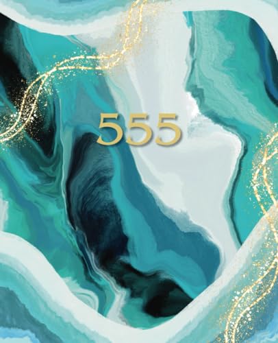 Angel Number 555 Journal: Manifestation Notebook | 7.5 x 9.25in Blank Ruled | 120 Pages