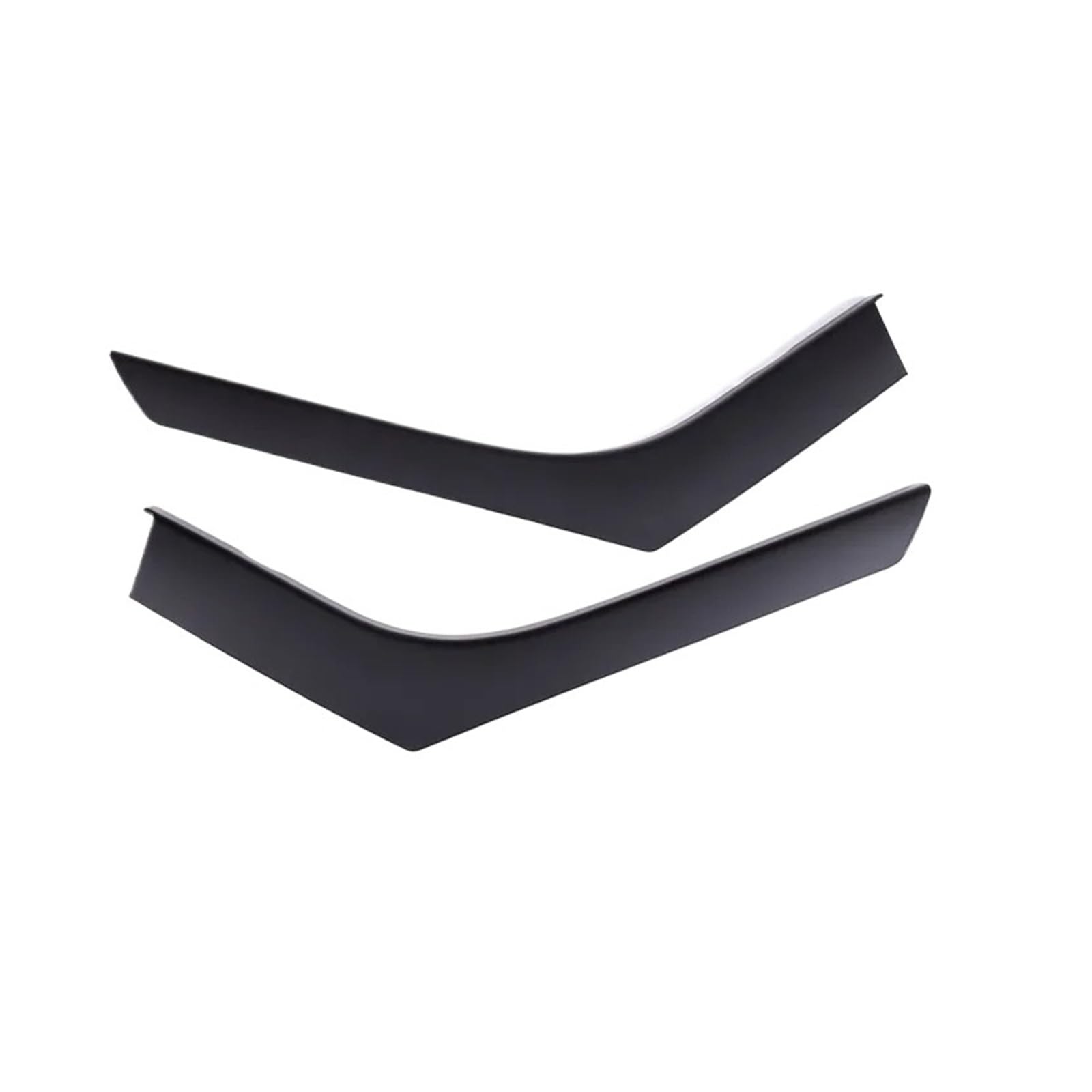 Degcaus Matte Black For Range For Evoque 2012-2018 Abs Carbon Fiber Silver Car Center Control Side Trim Strip Sticker Center Console Trim(Matte Black)