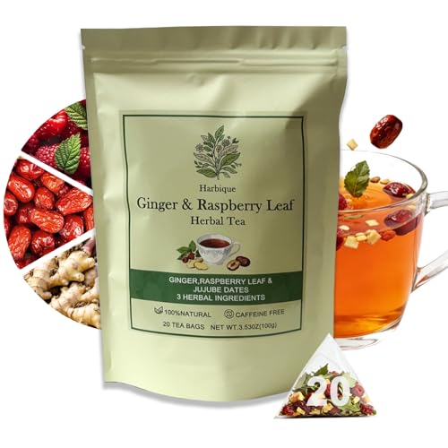 Organic Raspberry Leaf & Ginger Tea - image 1