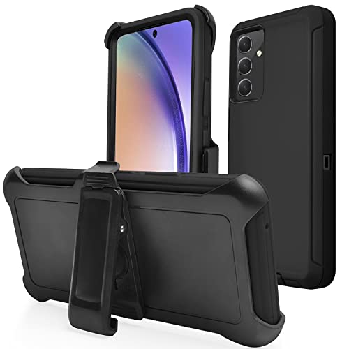 Coque Galaxy A54 5G robuste avec support ceinture rigide anti-choc