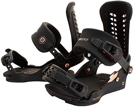 Union Trilogy Snowboard Bindings Black Womens Sz M (6-9)