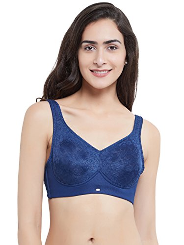Image of SOIE Women Minimizer Poly Spandex Full Coverage Non Wired Bra