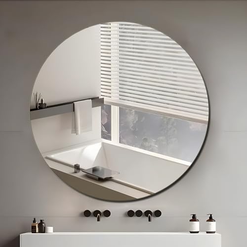 MCLEULLA Acrylic Mirror for Walls, HD Large Bathroom Mirror Stickers Wall-Mounted Unbreakable shatterproof Mirrors for Make Up Vanity Baby Room Frameless Mirror Living Room Bedroom Decor Decoration - Cosy Home Interiors MCLEULLA Acrylic Mirror for Walls, HD Large Bathroom Mirror Stickers Wall-Mounted Unbreakable shatterproof Mirrors for Make Up Vanity Baby Room Frameless Mirror Living Room Bedroom Decor Decoration - Image 7