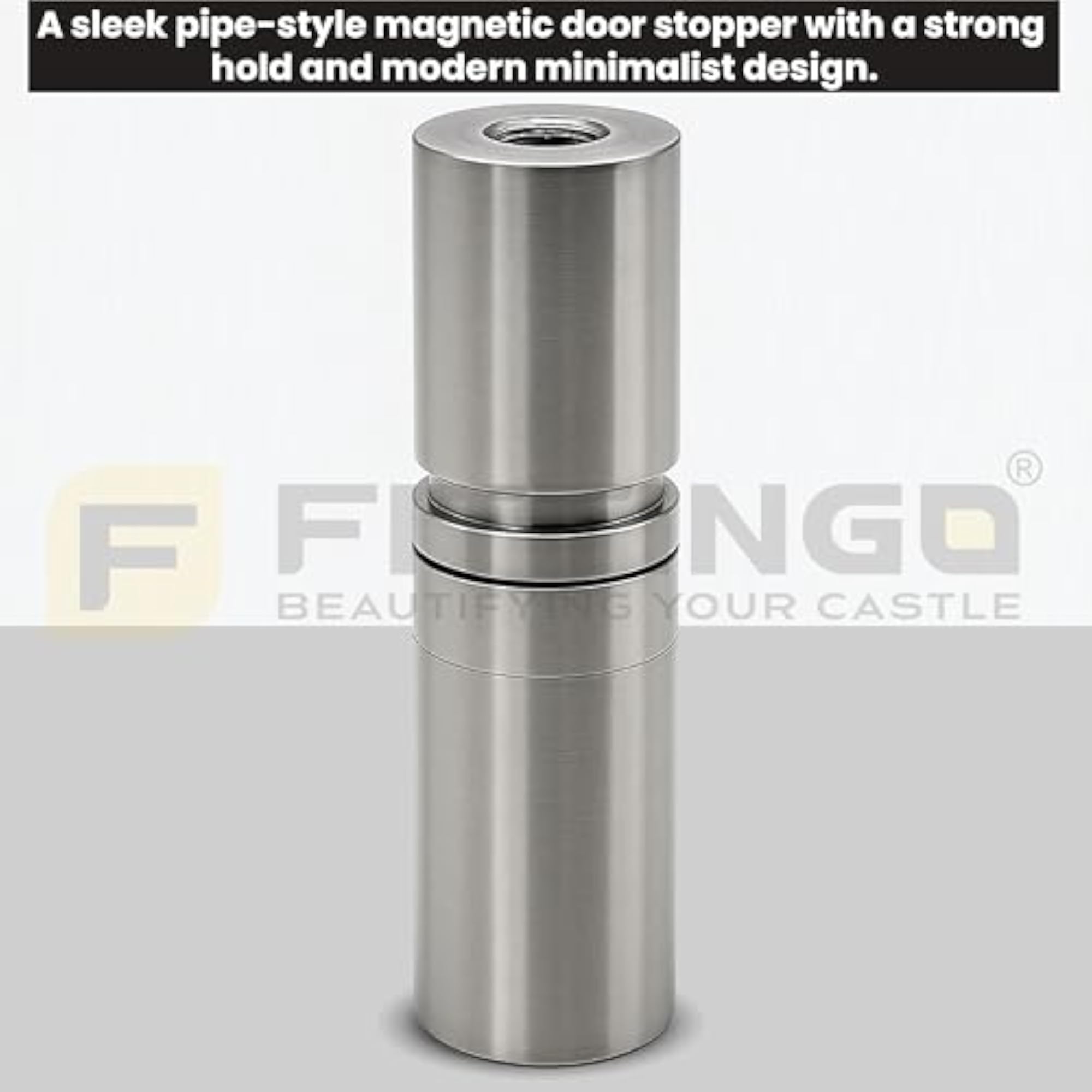 4 Inch Stainless Steel Door Stopper Pipe Magnet