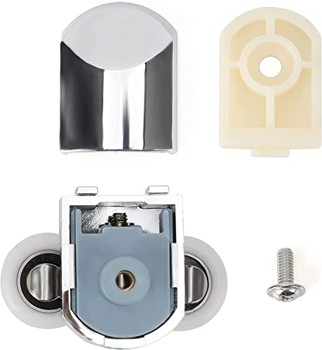 Twin Shower Door Rollers Runners Wheels Pulleys Wheel Diameter Top Bottom Bathroom Replacement Parts (25mm-8pcs) - Image 3