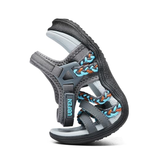 Image of UBFEN Womens Hiking Comfortable Sport Sandals Outdoor Walking | Casual Lightweight Water Sandals with Adjustable Straps Arch Support for All-day Wear, Beach, Vacation, Adventure, Camping