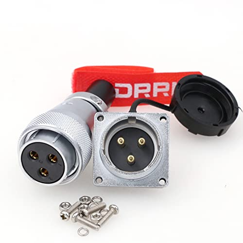 Connecteur de cloison circulaire WS28 WeiPU femelle mâle 3 broches pour panneau solaire