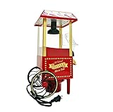 FixtureDisplays® Mini Popcorn Machine Carriage Shape Hot Sell Tabletop Popcorn Maker 9' L x 7' W x...