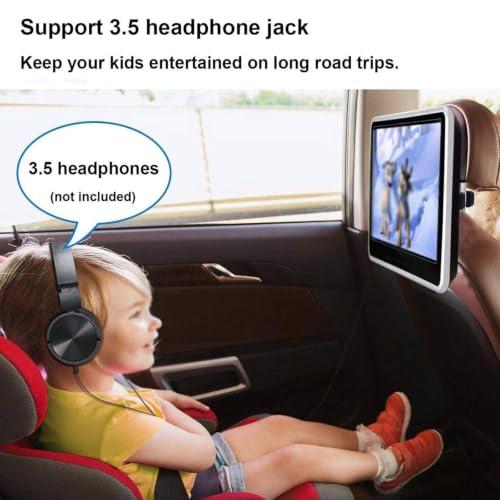 Reproductor MP5 de coche para reposacabezas con pantalla de 8 pulgadas compartida 3