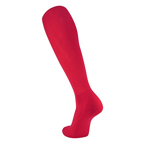 Twin City Team Sock Solid Adult Size 9-12 Scarlet
