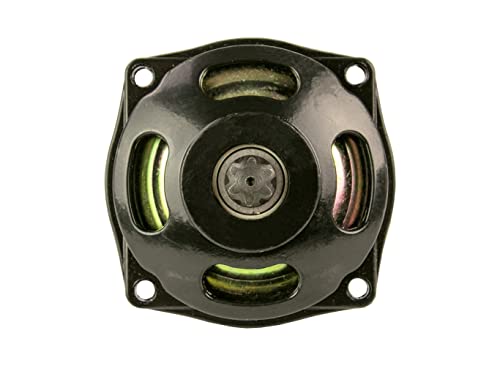 Carcasa Campana de Embrague de Moto, piñón de 6 Dientes, Cubierta de Embrague, piñones de Cadena, Accesorio de Moto para MiniMoto 25h 47cc 49cc Negro