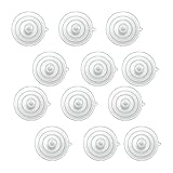 WINDOW GARDEN Replacement Suction Cups - 12 Clear, Large Super Strong Window Suckers - Heavy Duty Suction Cups for Glass Surfaces - Veg Ledge Shelf, Suncatchers, Decorations, Bird Feeder, Windshield