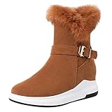 ❤[Produktinformation]:✿Geschlecht: Damen ✿Jahreszeit: Herbst/Winter ✿Geeignete Szenen: Outdoor / Alltag / Arbeit / Freizeit ✿Stil: Lässig, Mode, Hochschule ✿Was du bekommst: 1 X Damen Stiefel(Ohne Schuhkarton)