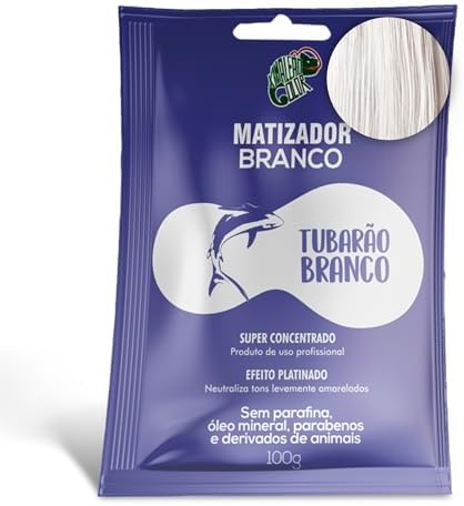 Matizador Tubarão Branco 100ml Sachê - Kamaleão Color - Efeito Pl...