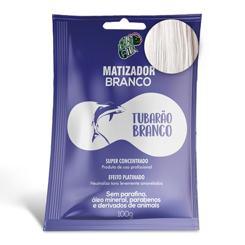 Matizador Tubarão Branco 100ml Sachê - Kamaleão Color - Efeito Platinado