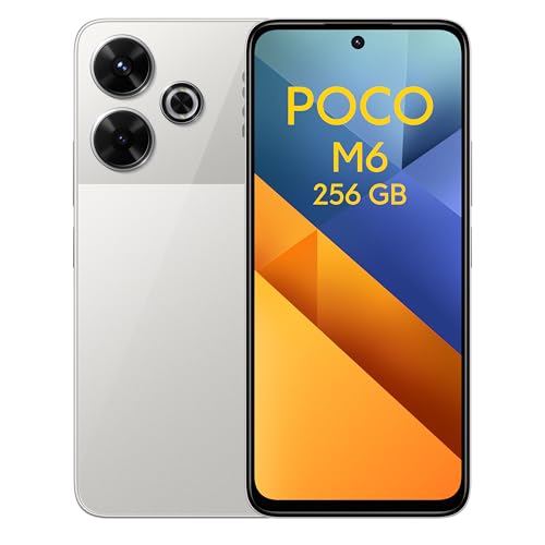 Xiaomi POCO M6 Smartphone 8GB+256GB, Silver
