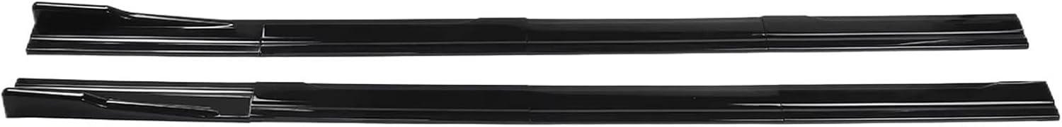 8pcs 2.2m Side Skirt Extension Splitter Diffuser Lip Winglet Wing Compatible with BMW X3 X5 F10 F20 F30 G01 G20 G30 320i 325i 330i Body Kit(Glossy Black)