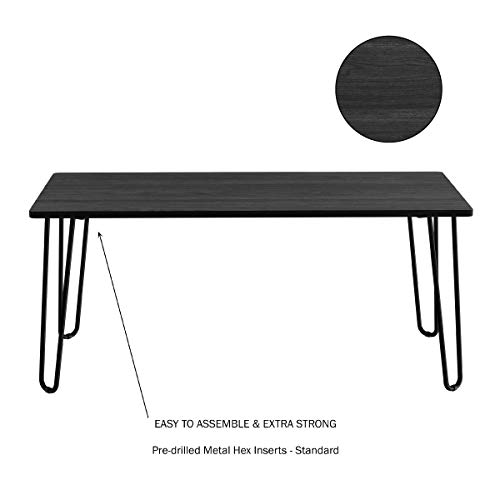 Lavish Home Coffee Table 68% Off - Minimalist Hairpin Leg Design