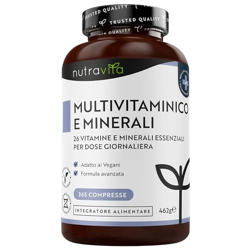 Nutravita Multivitaminico e Minerali - 365 Compresse Vegane...