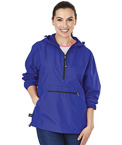 Image of Charles River Apparel Unisex Pack-N-Go Pullover, Lightweight Packable Anorak Windbreaker for Men and Women