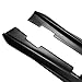 Side Skirts Compatible With 2011-2023 Dodge Charger, Matte Black Rocker Panels Side Skirt Splitter Extension Lip by IKON MOTORSPORTS, 2012 2013 2014 2015 2016 2017