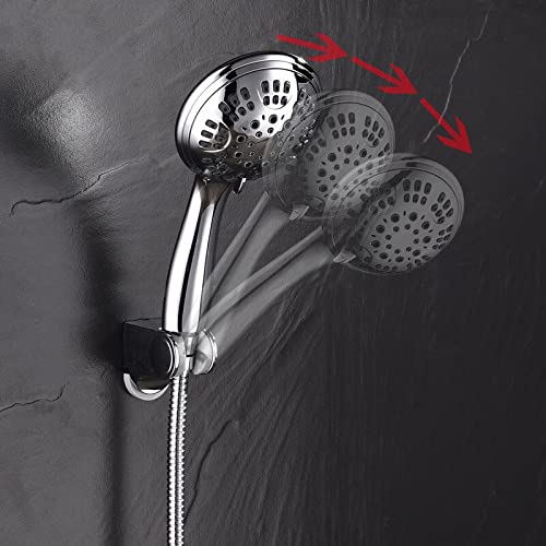 Ensemble de douche à six fonctions de pressurisation et double jet