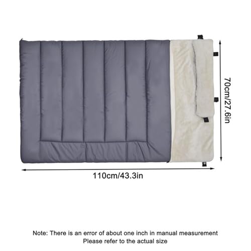 Portable Pet Sleeping Bag - Travel Dog Bed for Camping | Waterproof Polyester with Fleece Lining, Warm Cat Bed with Pillow, Puppy Accessories for Hiking Backpacking Indoor Outdoor Home Office Dorm – Image 6