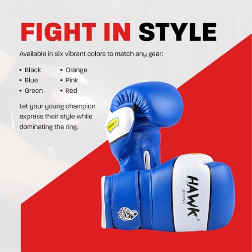 image for Hawk Sports Kids Boxing Gloves for Kids Children Youth Punching Bag Ki