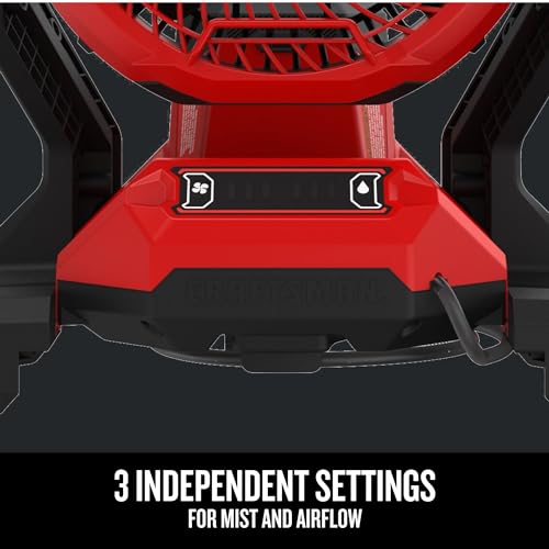 CRAFTSMAN V20 Cordless Personal Fan, Misting Fan, Settings for Mist and Airflow, Compact, Bare Tool Only (CMCE003B) - image 2