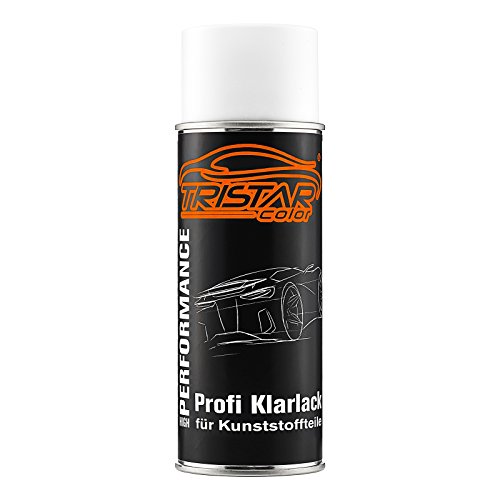TRISTARcolor Profi Klarlack für Kunststoff Teile 400 ml hochglänzend Autolack Sprühdose Spraydose