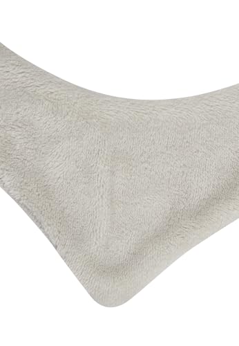Sterntaler Halstuch aus Teddyflausch, gefüttert, mit Klettverschluss - Unisex Accessoires für Babys & Kleinkinder - warm, weich und bequem - hellgrau, Gr. 1