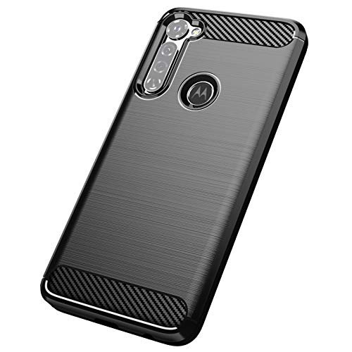 KEEPCA for Moto G Stylus 2020 Phone Case,Thin Slim Flexible TPU Soft Skin Silicone Rubber Carbon Fiber Anti-Scratch Shockproof Protective Cases Cover for Motorola G Stylus 2020,Brushed Black by KEEPCA - Used condition - US$5.20