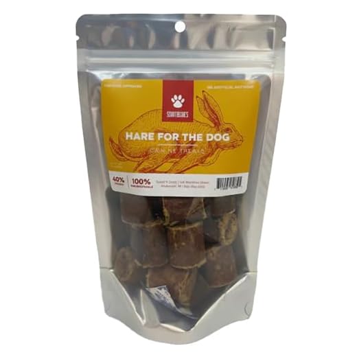 Scout & Zoe's Hare for the Dog Rabbit Jerky - Novel Protein Treats, Single Ingredient Dog Chews, USA Made