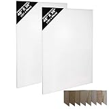 DOPPELPACK: Unser 2-teiliges Leinwandset wird mit 2 besonders großen Leinwänden vollständig geliefert. Jede Künstlerleinwand hat die Maße 121 cm x 90 cm und ist 1,5 cm dick. Malen Sie 2 fantastische Kunstwerke mit diesem Set!