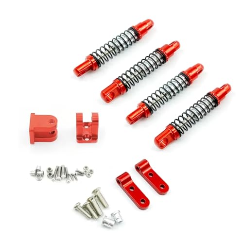 RC_p[VbNAu\[o[ For Wpl D12 D42 4pcs tgAVbNAu\[o[_p[ }EgŒ莮 V[gRCJ[p[cEANZT[ AbvO[hp(Red)