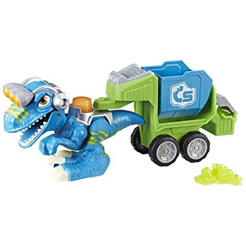 Chomp Squad Playskool Raptor Compactor, Raptor Dinosaur Figure with Trash Compactor Accessory, Garbage Truck Toy for Kids 3 Years and Up (Amazon Exclusive) Cover