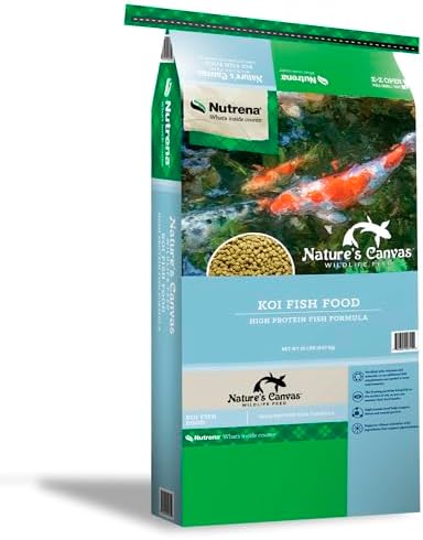 Nutrena Nature's Canvas Koi Fish Food, Extruded, 20 lbs - 4