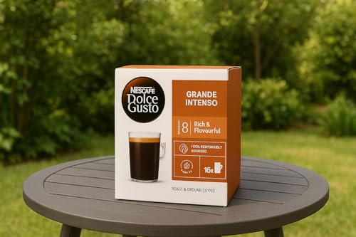 NESCAFÉ DOLCE GUSTO Grande Intenso Coffee Pods x16 – Bold & Aromatic Long Cup with Rich Crema