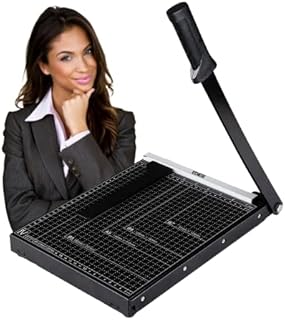 Ediesi, Paper Cutter, Paper Trimmer, Paper Guillotine, A3 and A4, Manual, High Precission, Photo or Paper, 3 Colours Available (A4 - Black)