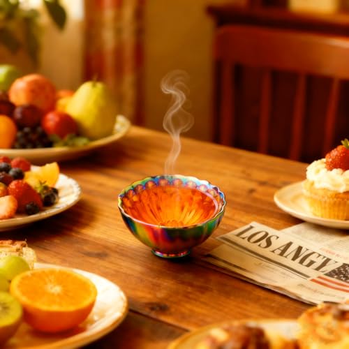 Golden Tenmoku Tea Cup with Lotus by CmengAo