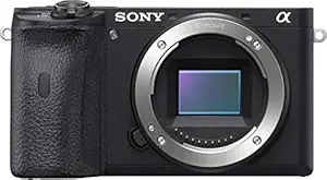 Sony Alpha ILCE-6600 24.2 MP Mirrorless Digital SLR Camera Body only (APS-C Sensor, Fastest Auto Focus, Real-time Eye AF, Real-time Tracking, 4K Vlogging Camera, Tiltable LCD), Black