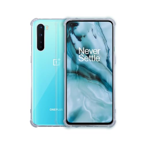 Image of 7SEVEN Back Cover for OnePlus Nord Transparent Mobile Back Case Shock Proof Design Camera Edges Protection Crystal Clear 1+ Phone Case Silicon Soft TPU & Flexible One Plus Bumper Phone Cover