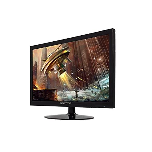 Sceptre 24 Inch Prime Monitor 99% sRGB Build-in Speakers HDMI x2 VGA, Machine Black 2025 (E248W Series)
