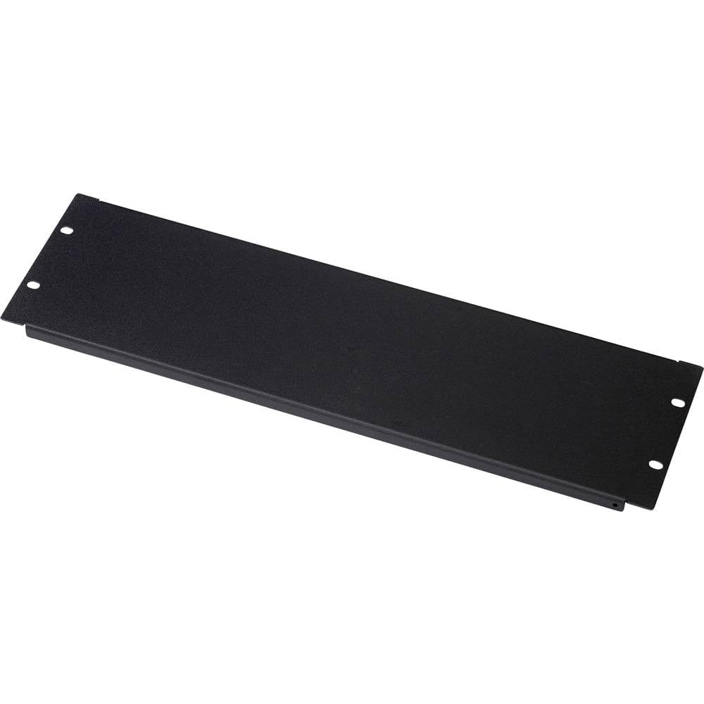 Digitus DN19BPN03SW Pannello Cieco 3 Unità per Chiusura Spazi Vuoti in Armadi Rack 19" Viti Incluse, Nero