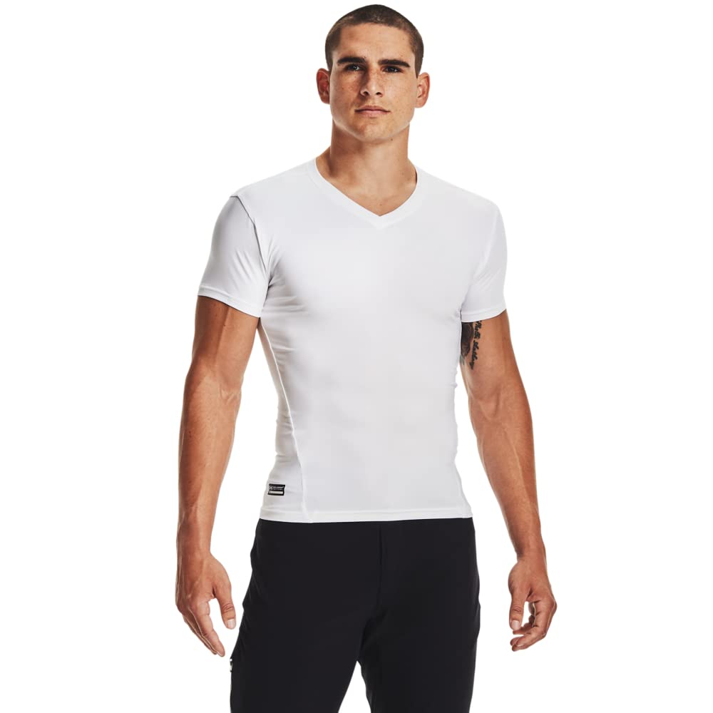 Under Armour Men's Heatgear Tactical V-neck Compression Short-sleeve T-shirt