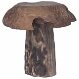 【Attrait naturel】 Ce tabouret en forme de champignon a un style rustique qui ajoute du charme à n'importe quel espace. Sa construction en teck massif le rend beau et pratique, parfait pour tous les goûts de déco. Avec son absence de dossier et sa solidité, il est à la fois stylé et fonctionnel. Tu peux l'utiliser comme siège supplémentaire ou comme élément déco au choix.