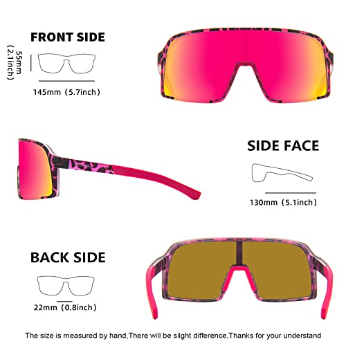 Image of MAXJULI Polarized Sunglasses for Men Women, Windproof Outdoor Sports Cycling Running UV400 Protection Sun Glasses 8121