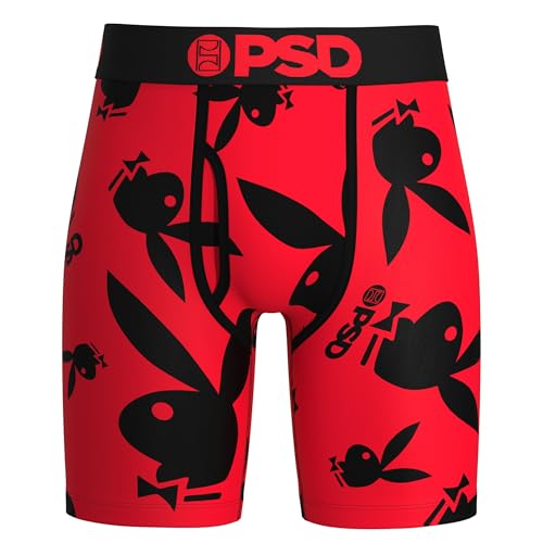 PSD Men's Playboy Allover Modal Boxer Briefs, Multi, XS2