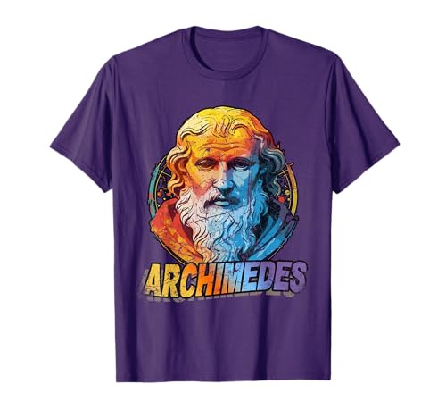 Retro Archimedes Shirt Greek Mathematician Physicist T-Shirt