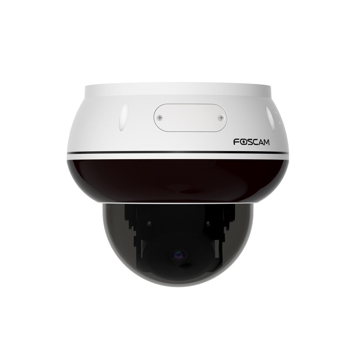 Foscam D8ET 4K 8 MP PoE IP Dome Überwachungskamera mit motorisierter PT-Funktion, KI-Personen- und Fahrzeugerkennung, IK10 Vandalismus-Schutz (weiß)